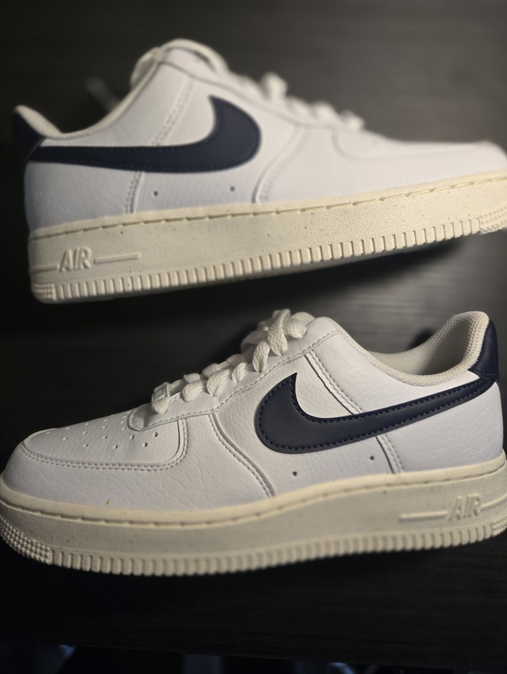 Nike Air Force 1 07 NN White Obsidian Womens 7 Sneakers New